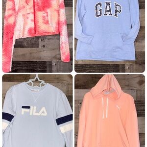 GAP Light Blue Logo Hoodie